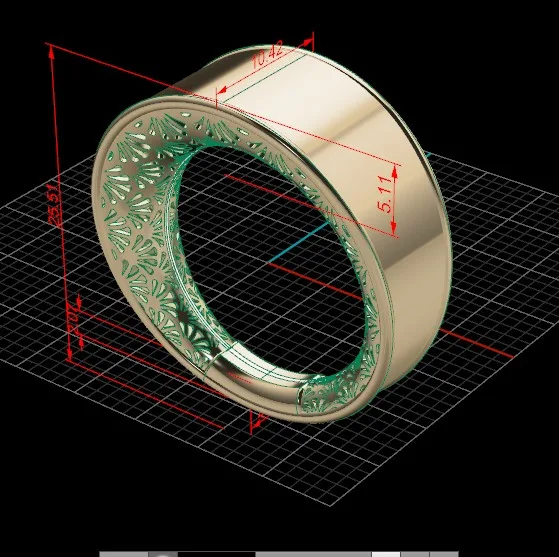 Fyvzhn Ring Code RTR3 3D Model — image 12