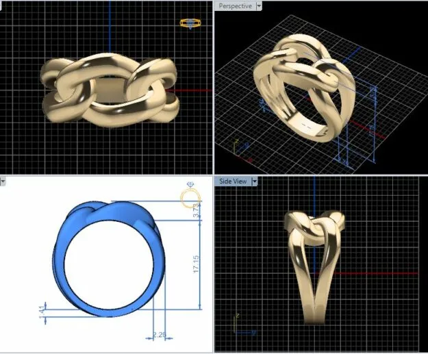 Cartier Ring 01 3D Model — image 1