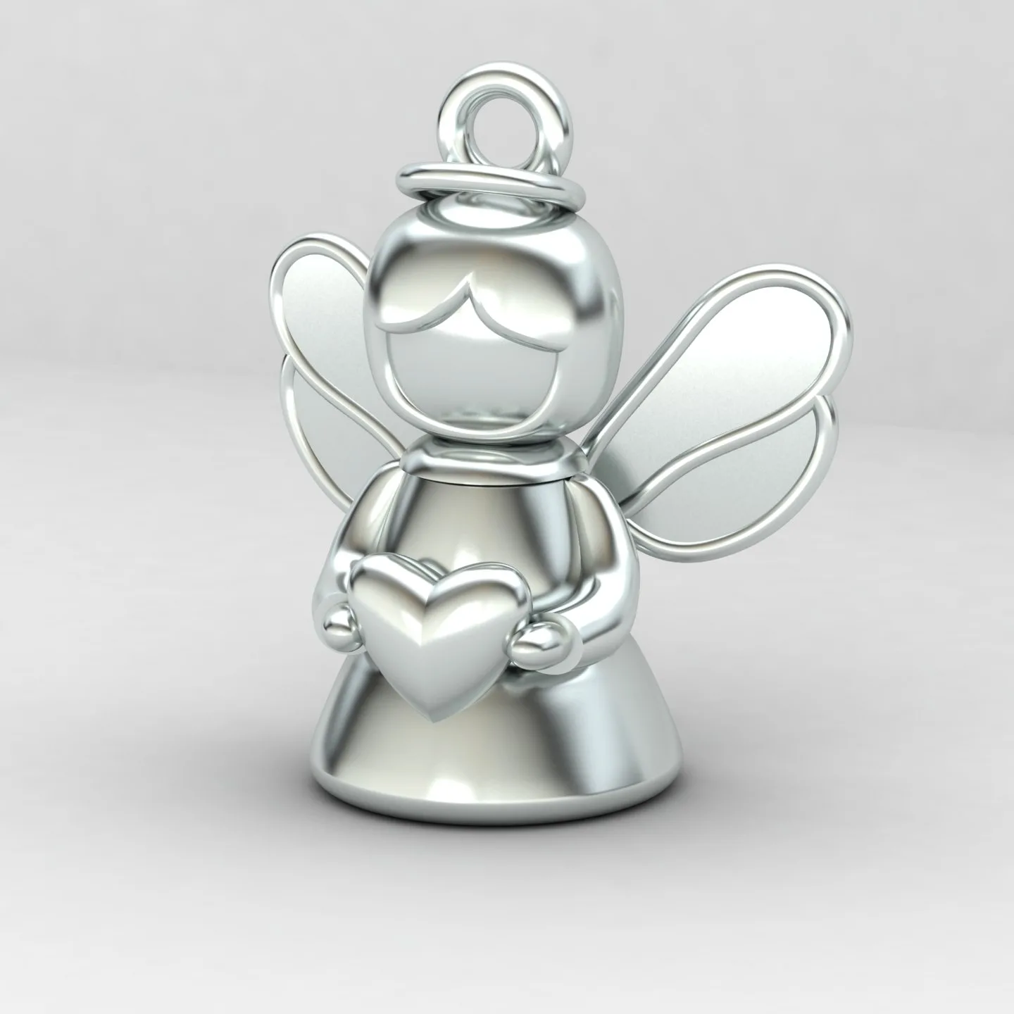 Angel Pendant 01 3D Model — image 2