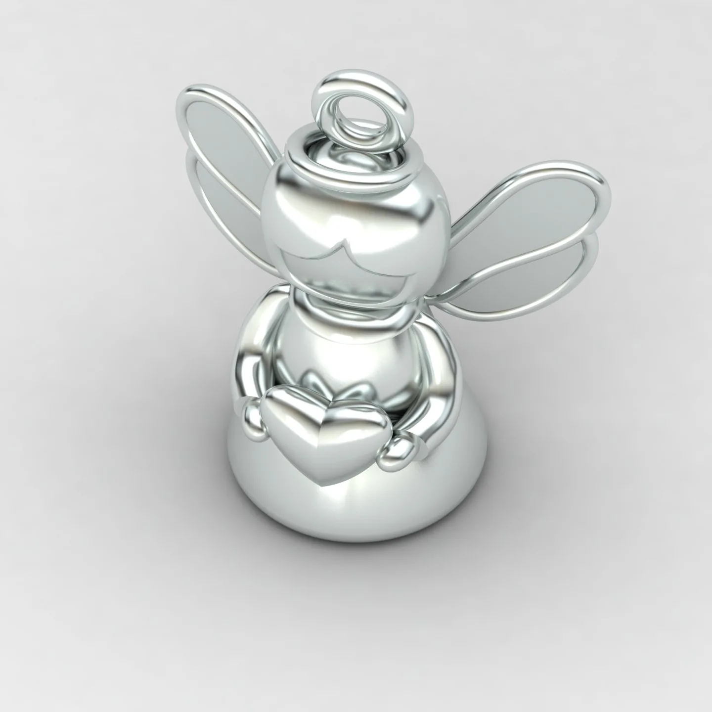 Angel Pendant 01 3D Model — image 4