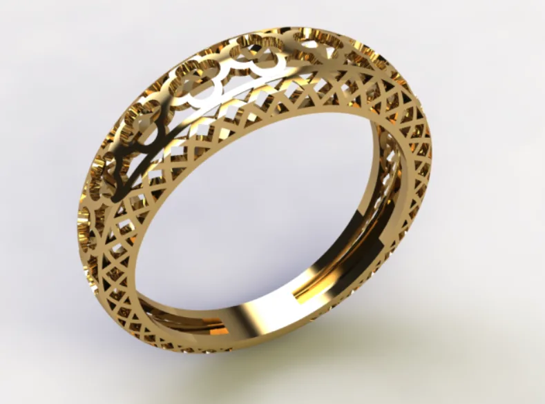 Vnkilif Ring Code 02 3D Model — image 1