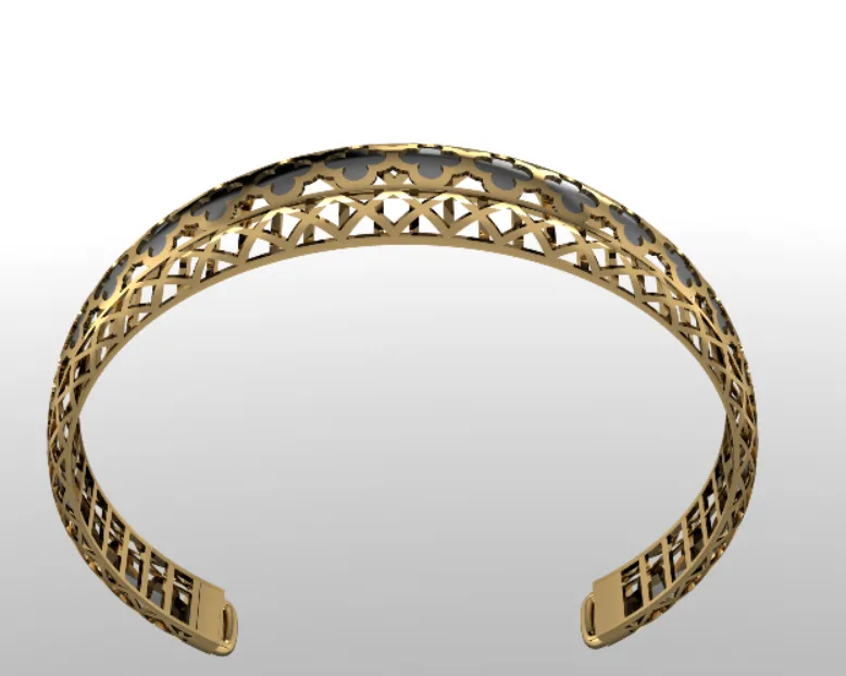 Vnkilif Syah Ghalm Bracelet Code 03 3D Model — image 2