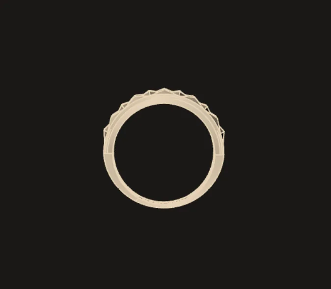 Cut Ring Code 03 3D Model — image 2