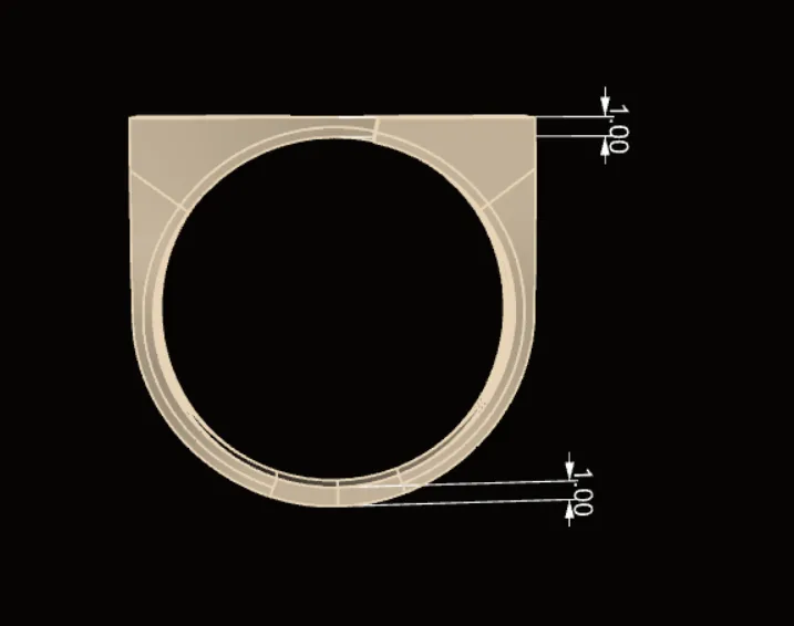 Minimal Ring Code 002 3D Model — image 2