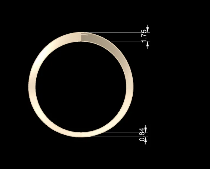 Minimal Ring Code 003 3D Model — image 2