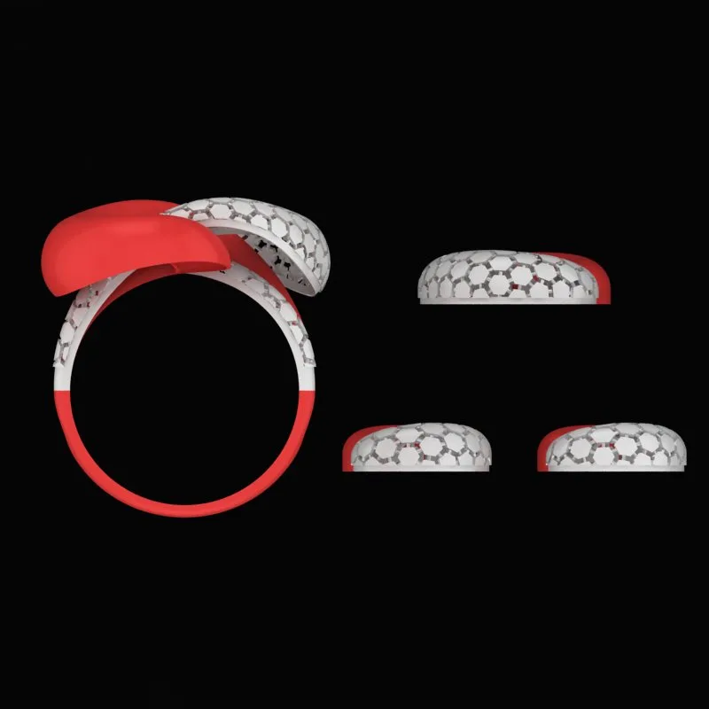 Cut Khor Half Set N-T-A-04 3D Model — image 3