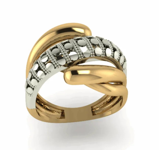 Cut Chand Takeh Khor Ring Code 03 3D Model — image 1