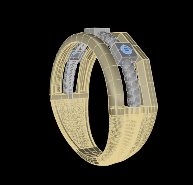 Chand Takeh Ring Code 08 3D Model — image 1