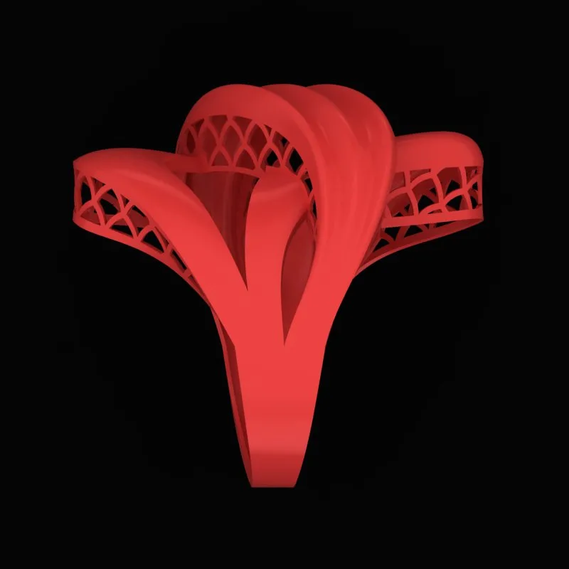 Kazhal Ring R-Kazhal-03 3D Model — image 4