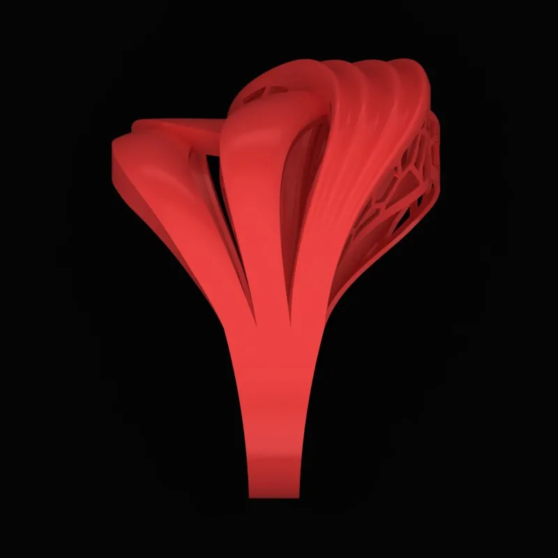 Kazhal Ring R-Kazhal-13 3D Model — image 3