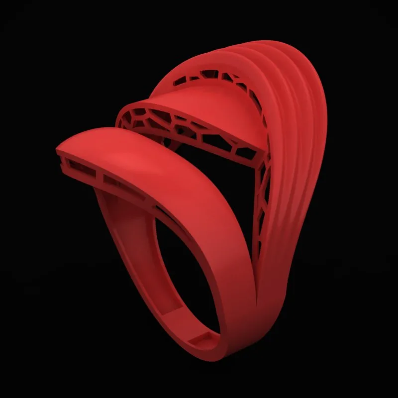 Kazhal Ring R-Kazhal-15 3D Model