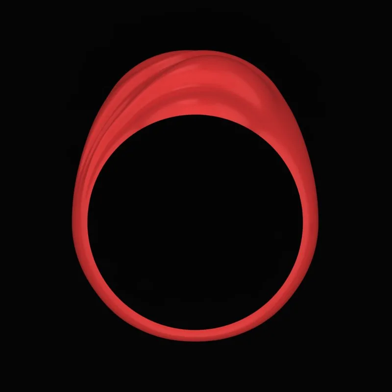 Matte Polished Ring R-M&B-14 3D Model — image 3