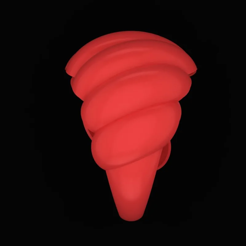 Matte Polished Ring R-M&B-16 3D Model — image 4