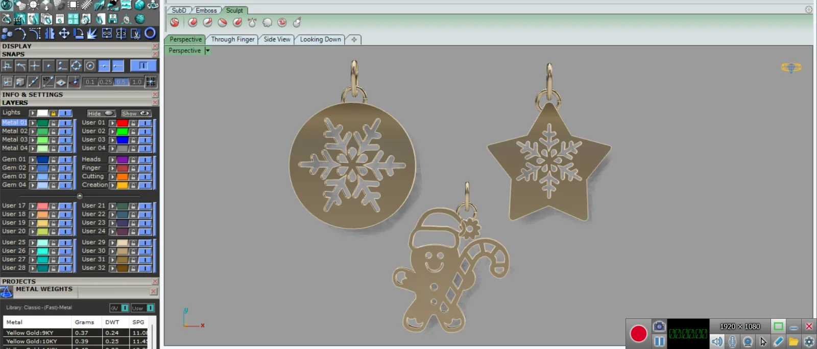 Karisms Pendant Collection 3D Model — image 5