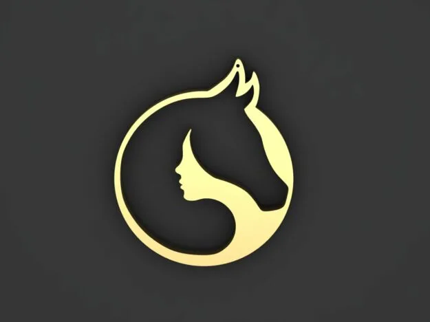 آویز دو طرحه