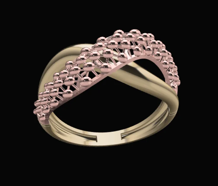 Cut Chand Takeh Khor Ring Code 18 3D Model — image 1