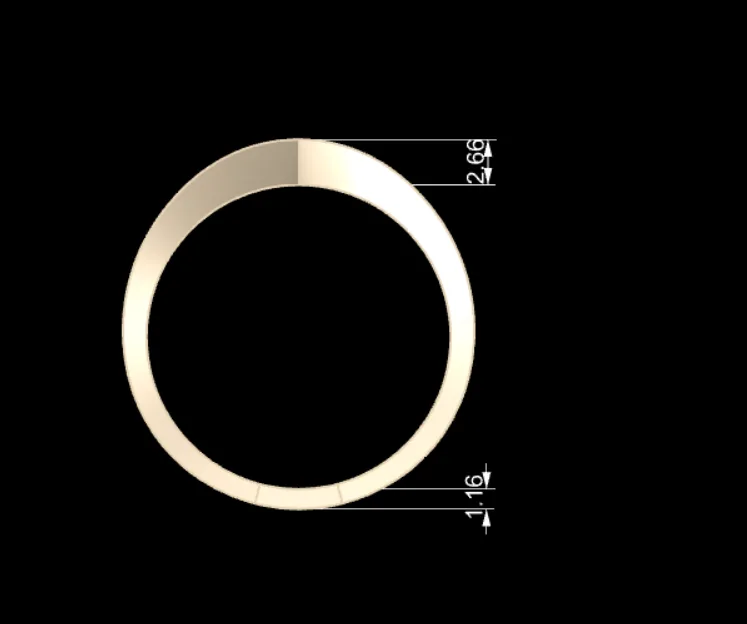 Post Khor Ring Code 01 3D Model — image 2