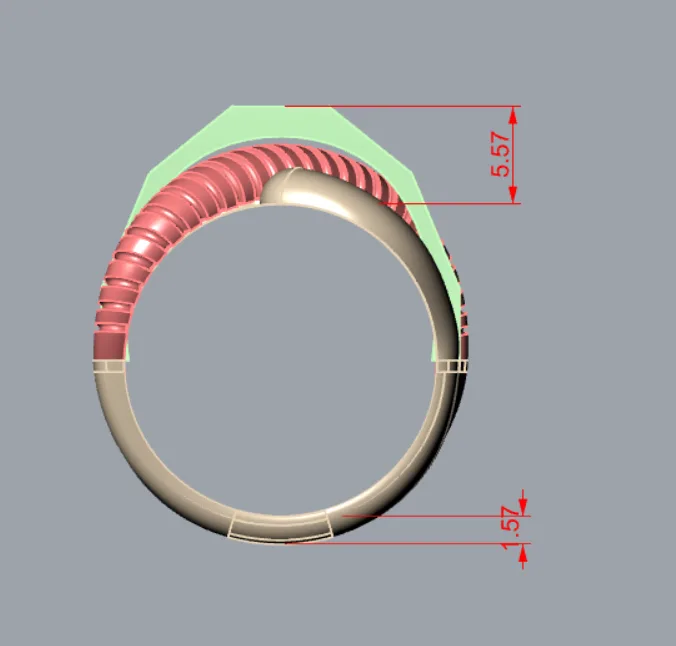 Chand Takeh Ring Code 22 3D Model — image 3