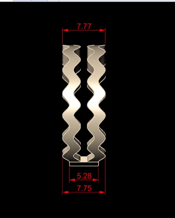 Post Khor Ring Code 02 3D Model — image 2