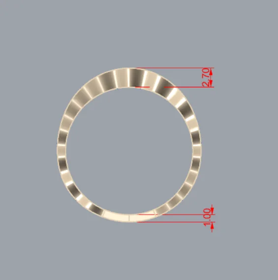 Post Khor Ring Code 02 3D Model — image 3