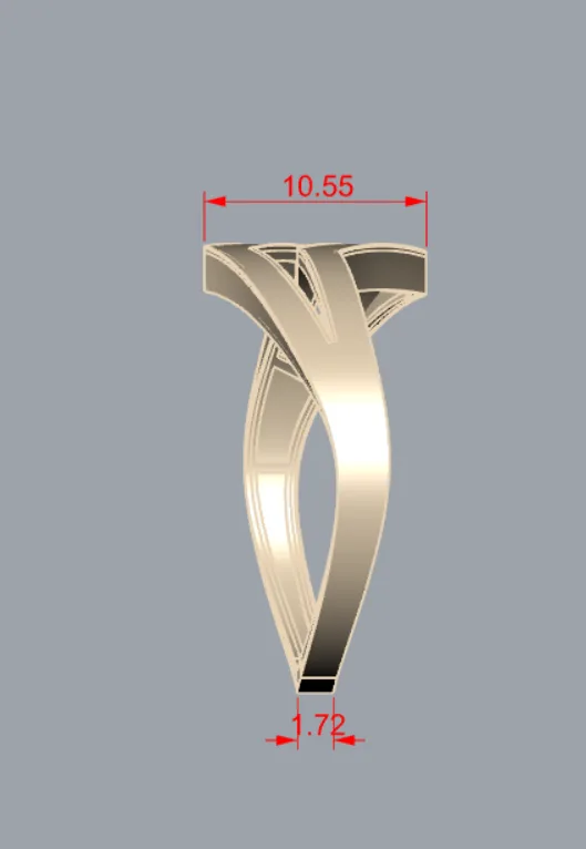 Minimal Ring Code 08 3D Model — image 2