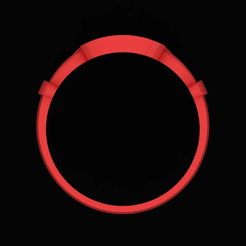 Minimal Enamel Khor Ring R-Minimal-59 3D Model — image 3