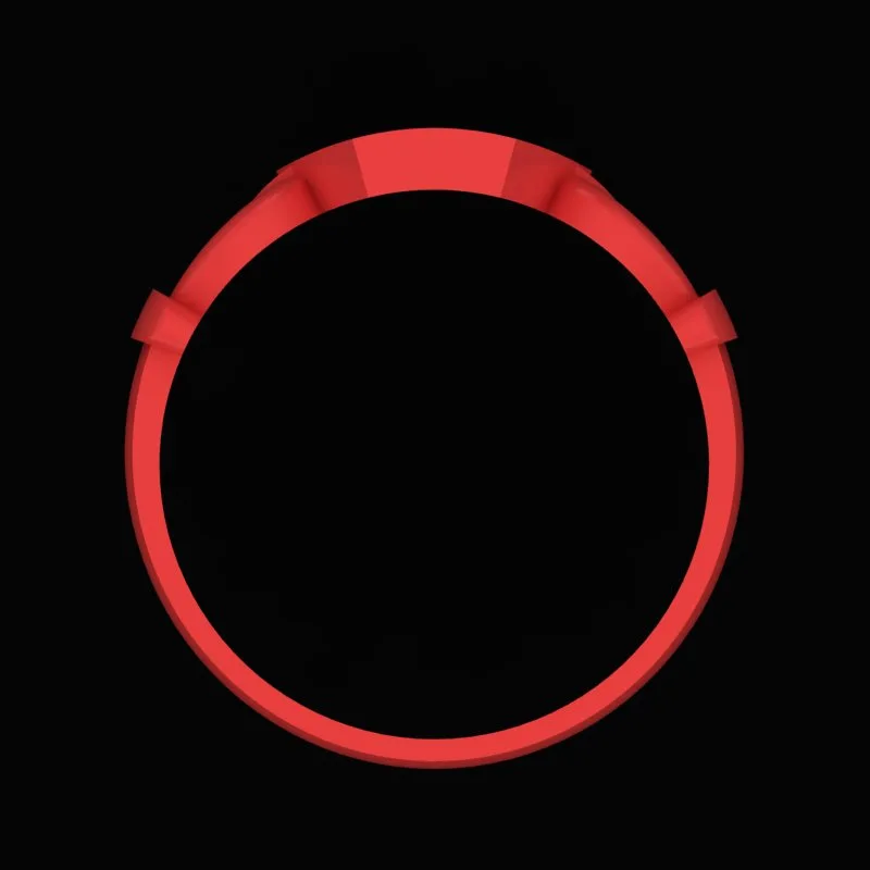 Minimal Enamel Khor Ring R-Minimal-60 3D Model — image 3
