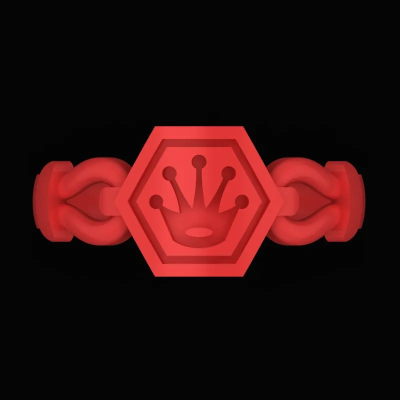 Minimal Enamel Khor Ring R-Minimal-60 3D Model — image 2