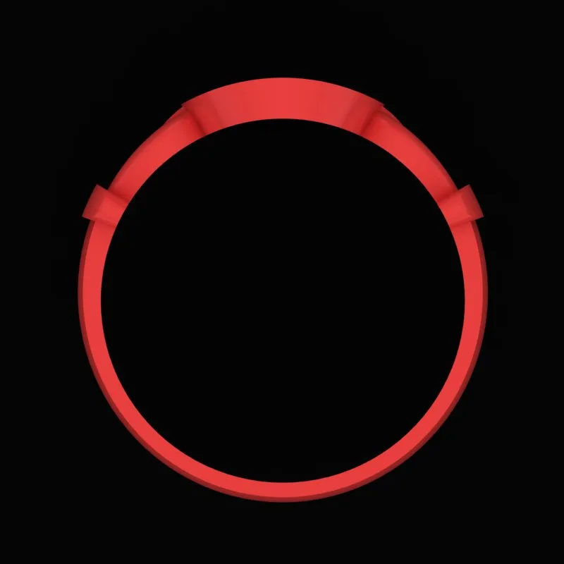 انگشتر مینیمال مینا خور R-Minimal-61 — تصویر ۳