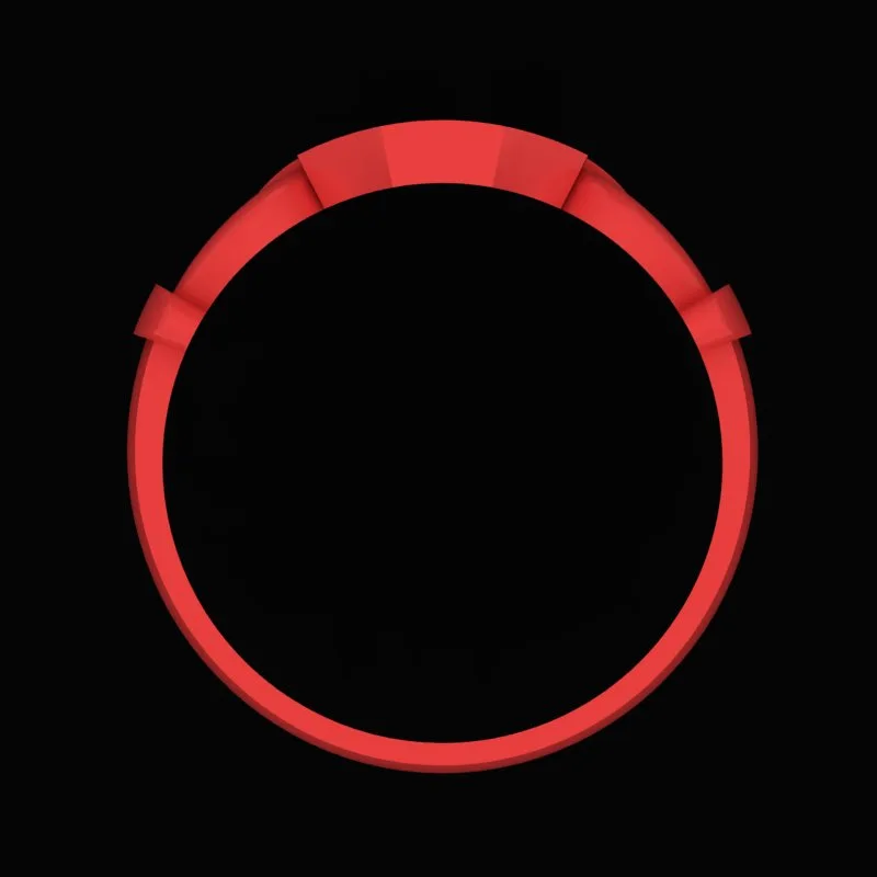Minimal Enamel Khor Ring R-Minimal-62 3D Model — image 3