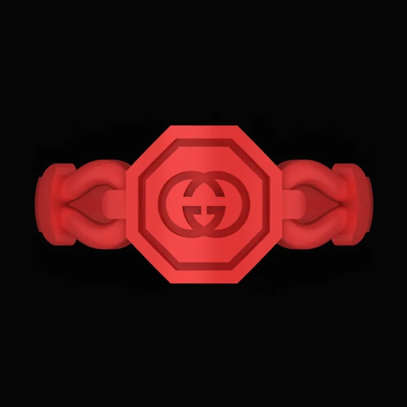 Minimal Enamel Khor Ring R-Minimal-62 3D Model — image 2