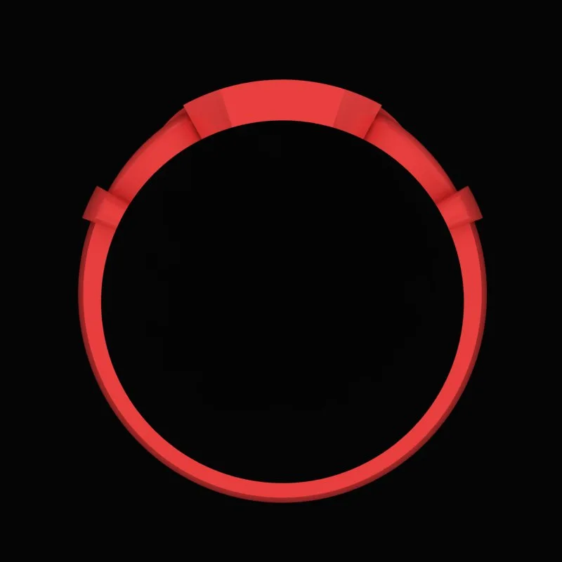 Minimal Enamel Khor Ring R-Minimal-63 3D Model — image 3