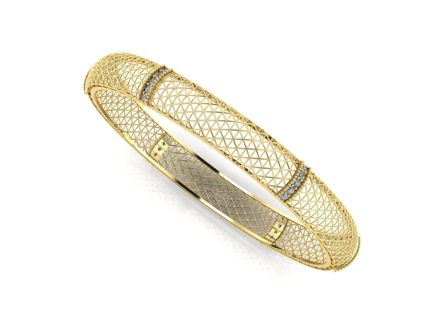 Stone Fyvzhn Khor Bangle Code 1 3D Model — image 6