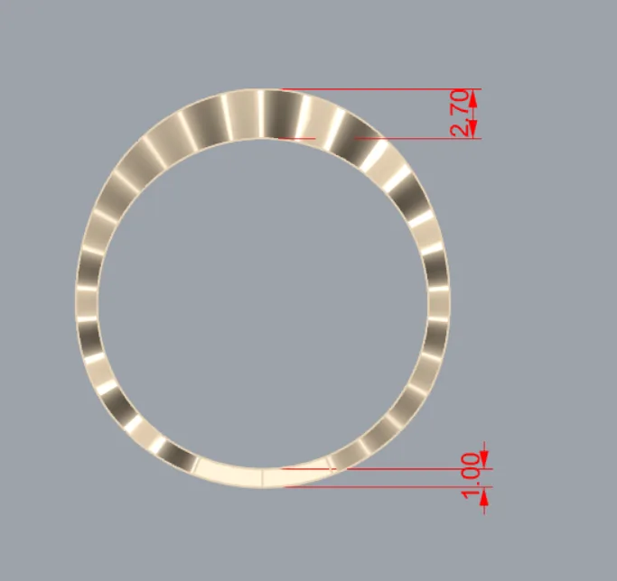 Minimal Ring Code 10 3D Model — image 3