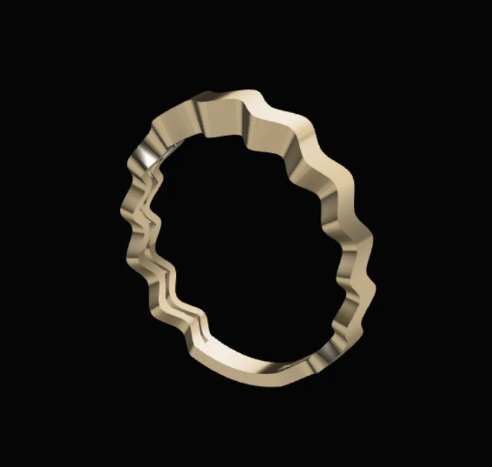 Minimal Ring Code 10 3D Model — image 1