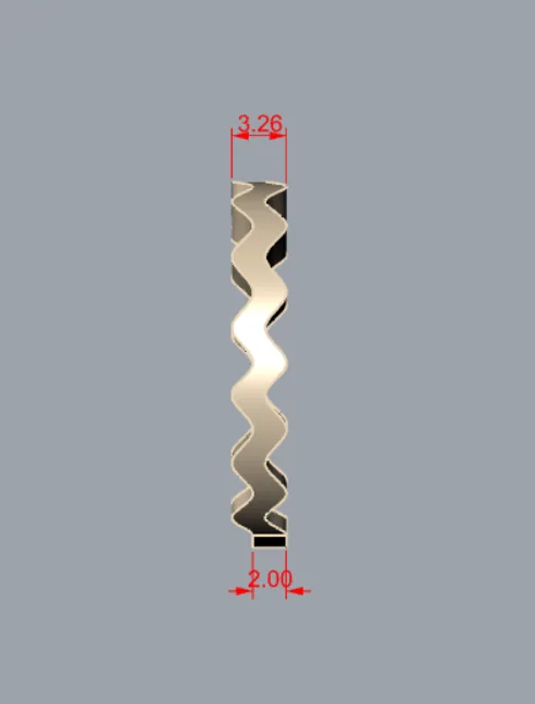 Minimal Ring Code 10 3D Model — image 2