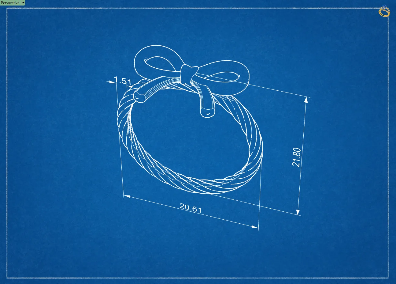 Papyvn Ring Code 01 3D Model — image 7