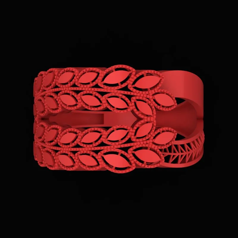 Cut Markiz Ring R-T-Marquise-02 3D Model — image 2