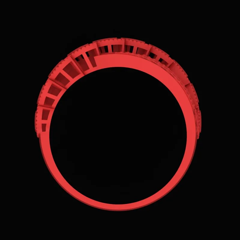 Cut Markiz Ring R-T-Marquise-03 3D Model — image 3