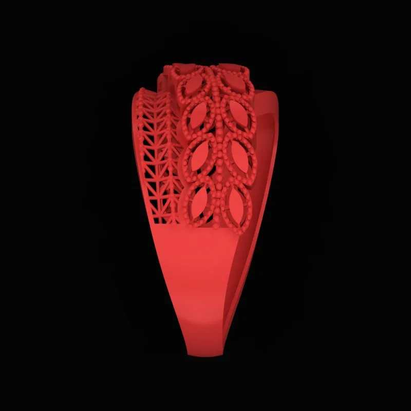 Cut Markiz Ring R-T-Marquise-03 3D Model — image 4