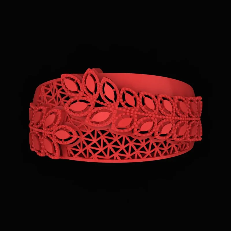 Cut Markiz Ring R-T-Marquise-05 3D Model — image 2