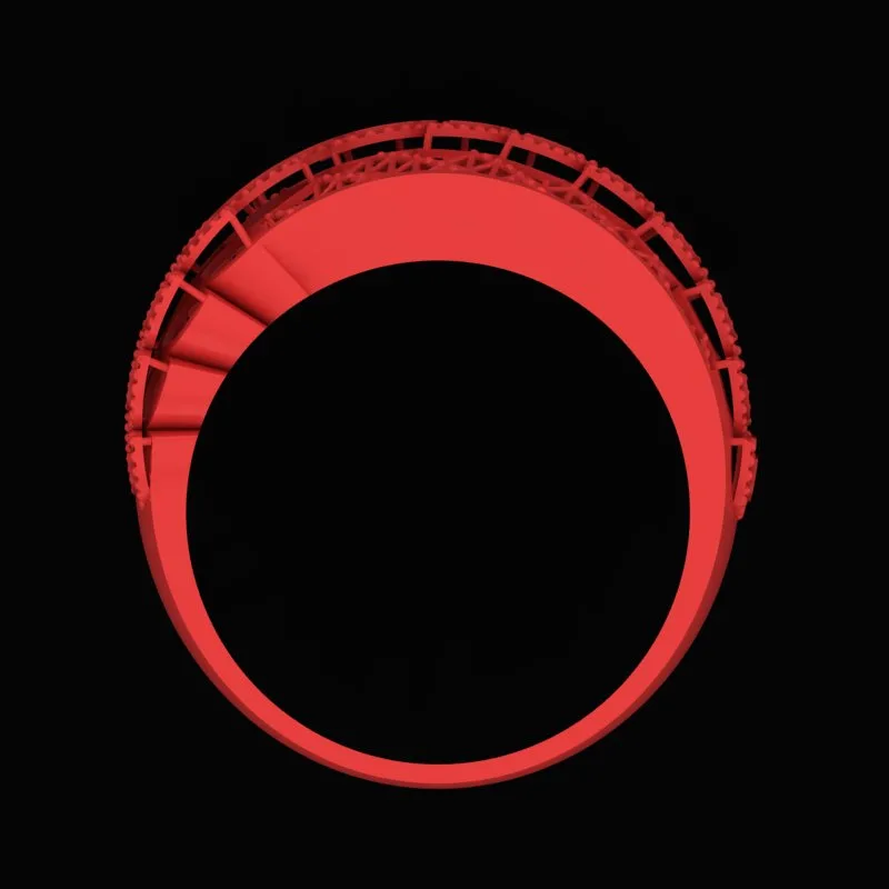 Cut Markiz Ring R-T-Marquise-05 3D Model — image 3