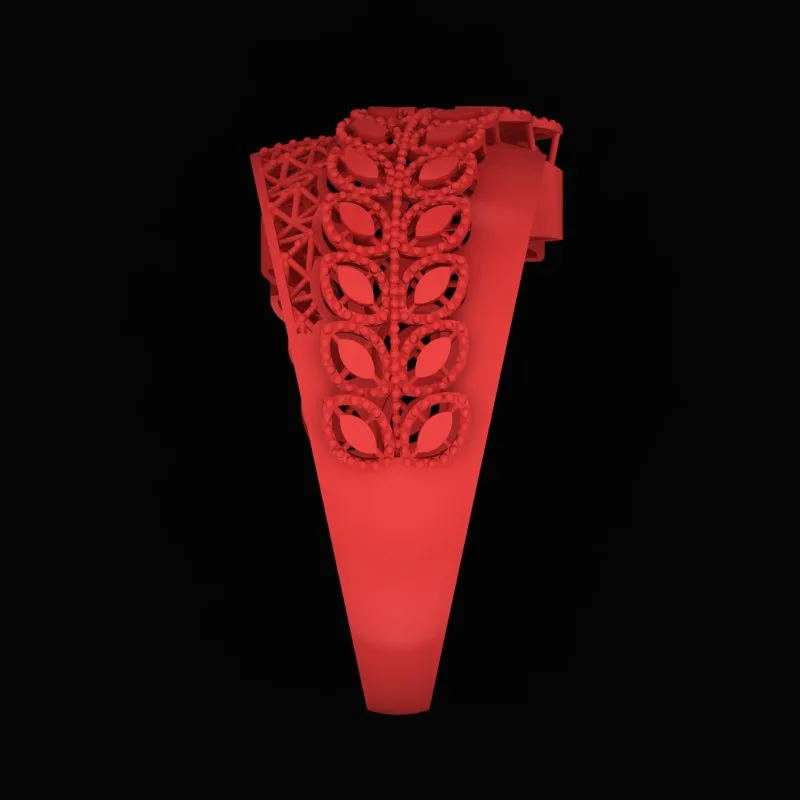 Cut Markiz Ring R-T-Marquise-05 3D Model — image 4