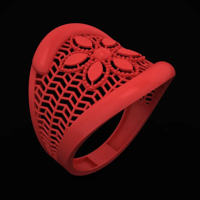 Cut Markiz Ring R-T-Marquise-10 3D Model