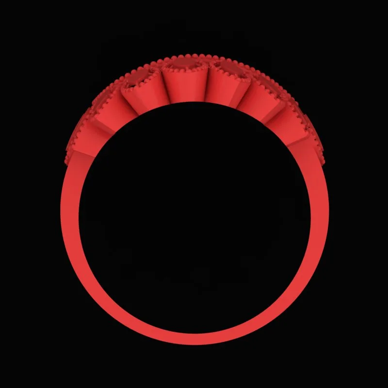 Cut Markiz Ring R-T-Marquise-12 3D Model — image 3