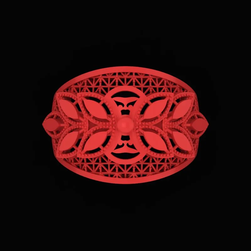 Cut Markiz Ring R-T-Marquise-14 3D Model — image 2