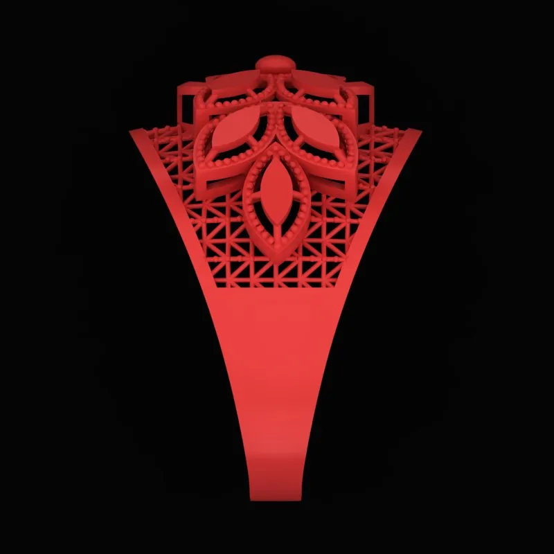 Cut Markiz Ring R-T-Marquise-14 3D Model — image 4