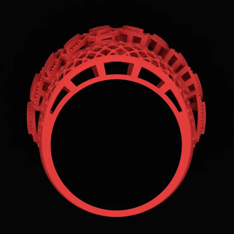 Cut Markiz Ring R-T-Marquise-15 3D Model — image 3
