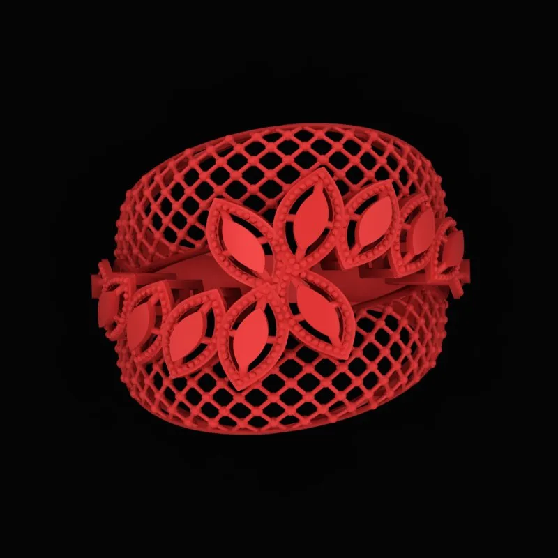 Cut Markiz Ring R-T-Marquise-15 3D Model — image 2