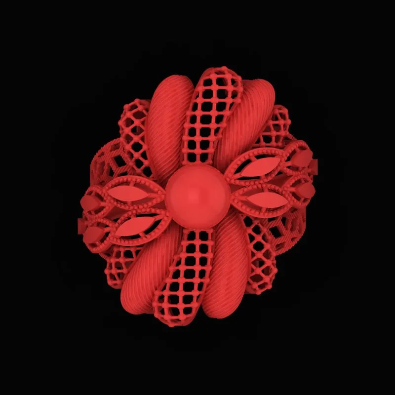 Cut Markiz Ring R-T-Marquise-16 3D Model — image 2